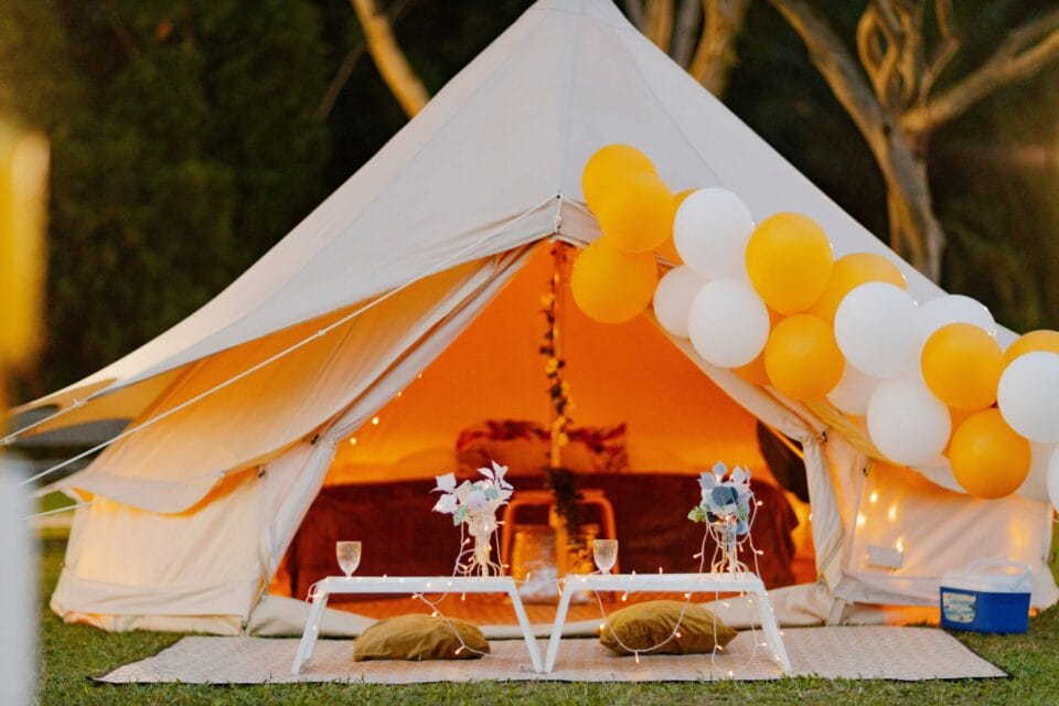 Glamping city tent