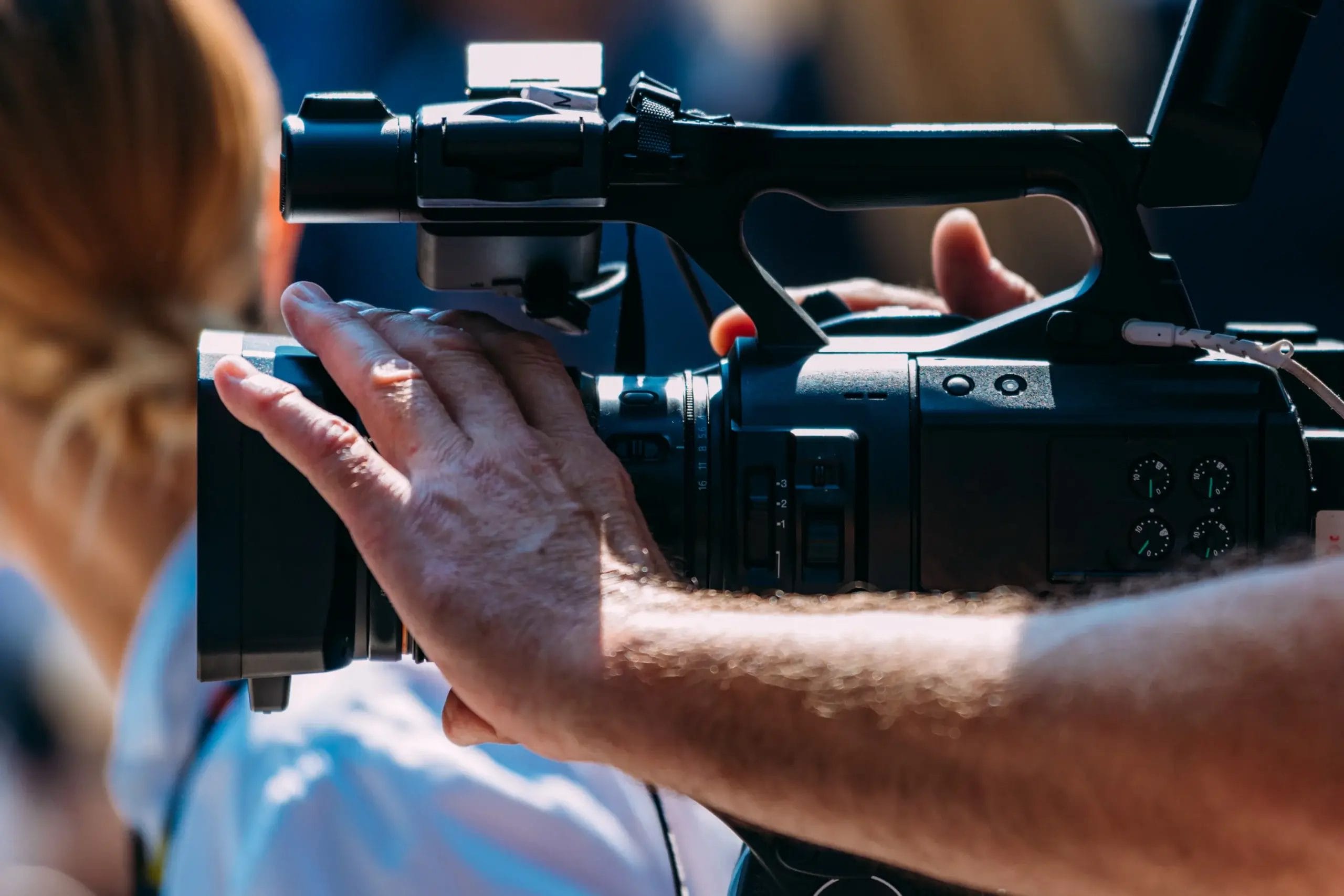 professional camera used for videography services